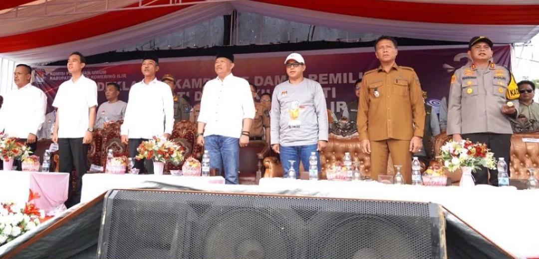 DEKLARASI KAMPANYE DAMAI PEMILIHAN BUPATI DAN WAKIL BUPATI KAB OKI 2024